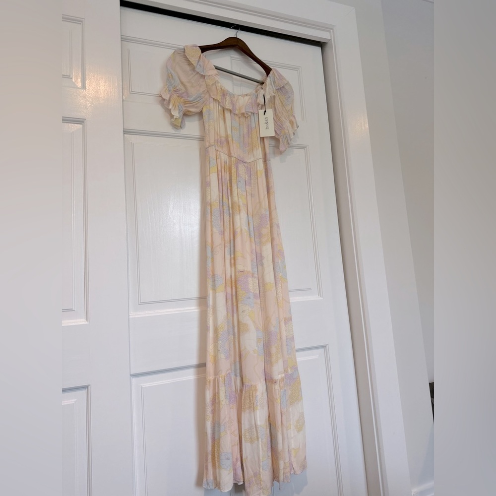 Ba&sh Noma Off the Shoulder Dress